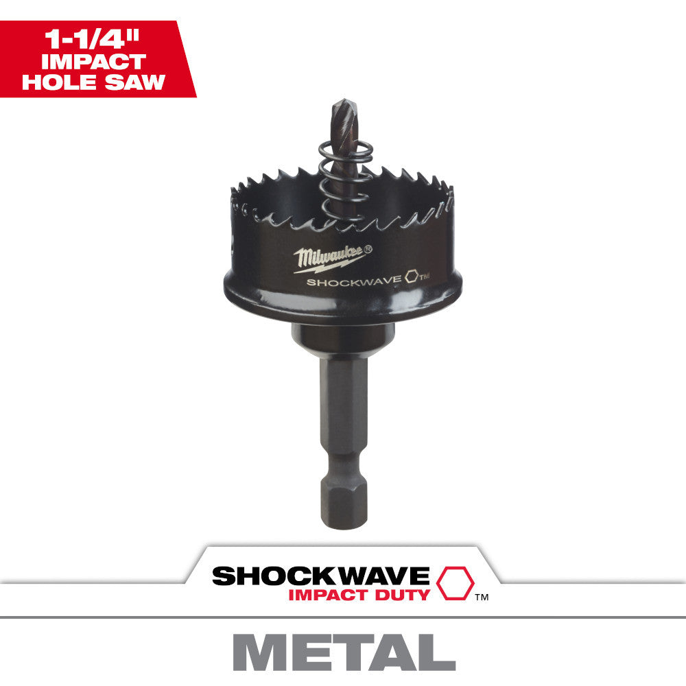Milwaukee 49-56-9825 1-1/4 inch SHOCKWAVE Impact Duty Thin Wall Hole Saw