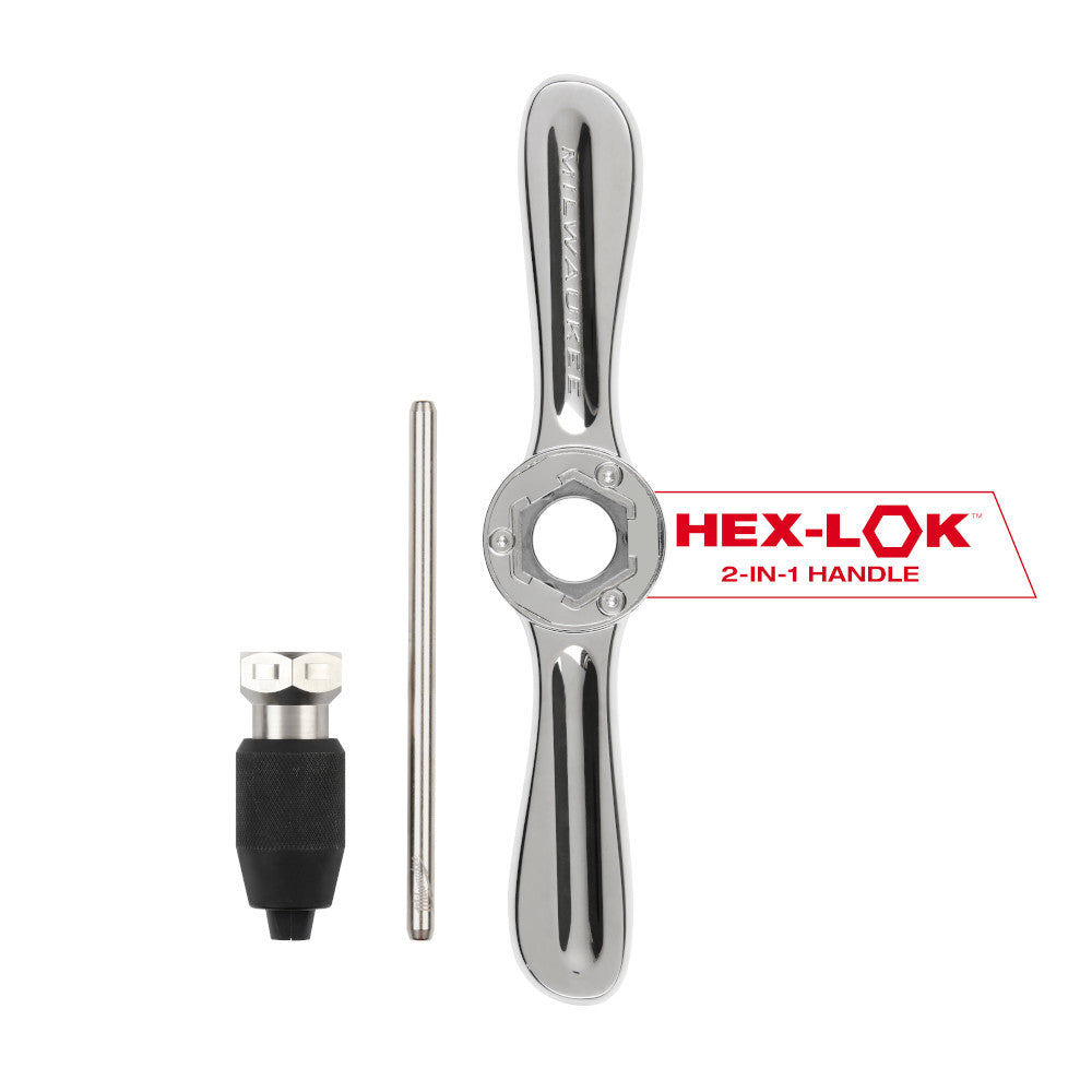 Milwaukee Hex-LOK 2-in-1 Tap and Die Threading Handle with Tap Collet