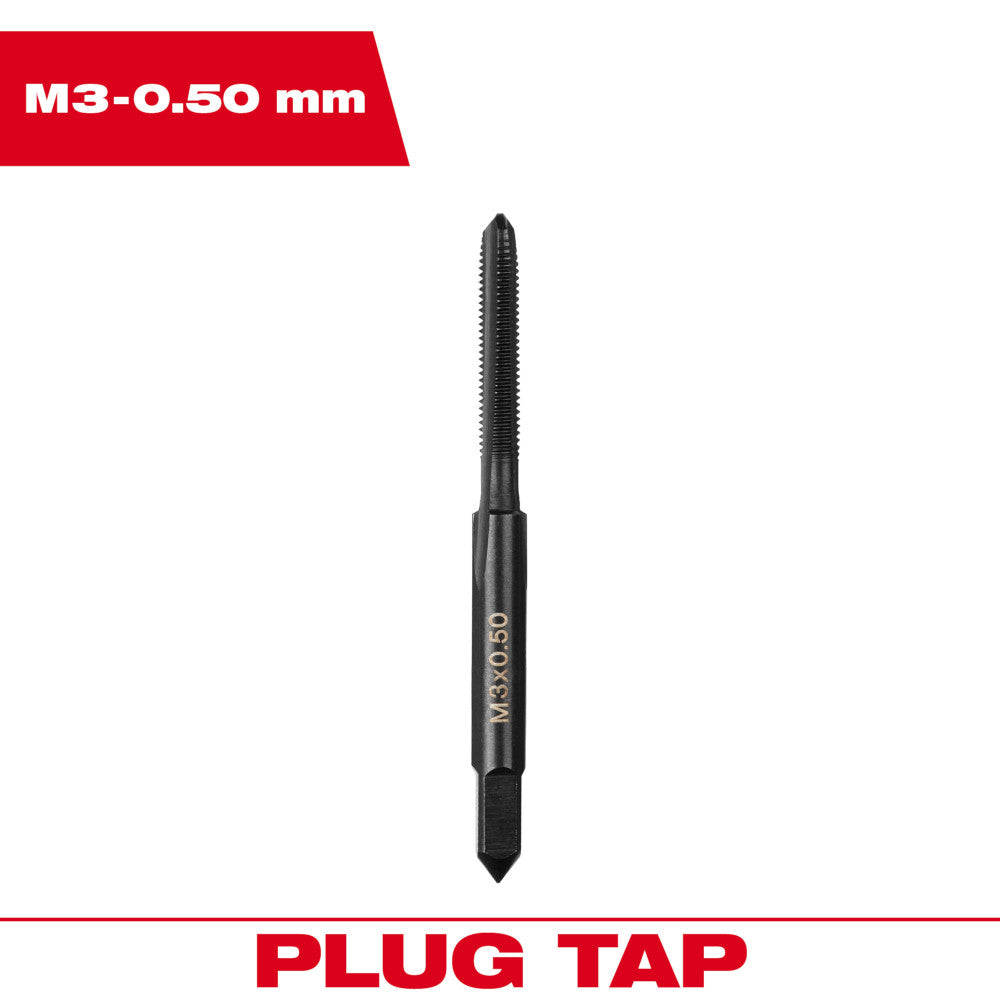Milwaukee M3-0.50mm Straight Flute Plug Tap