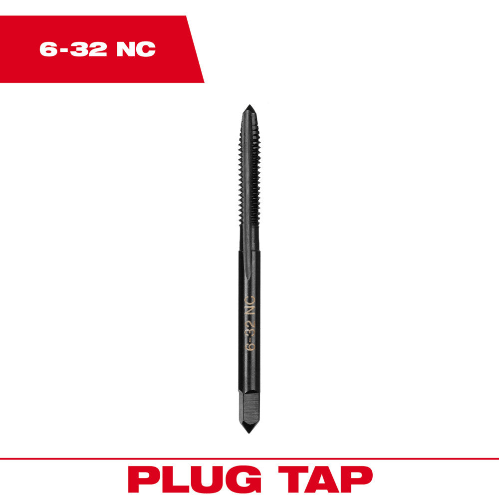 Milwaukee 6-32 NC Straight Flute Plug Tap