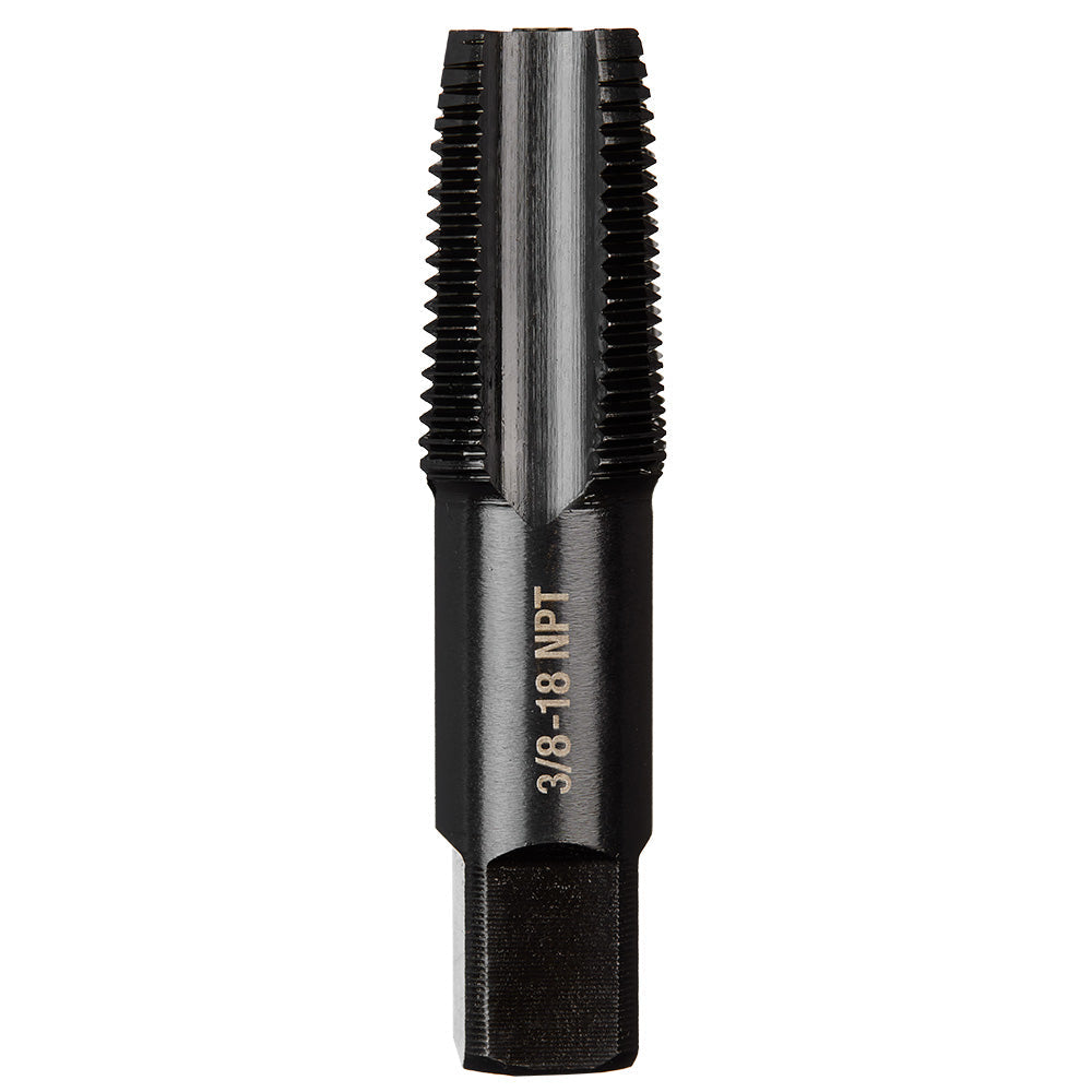 Milwaukee 3/8in-18 NPT Straight Flute Taper Tap