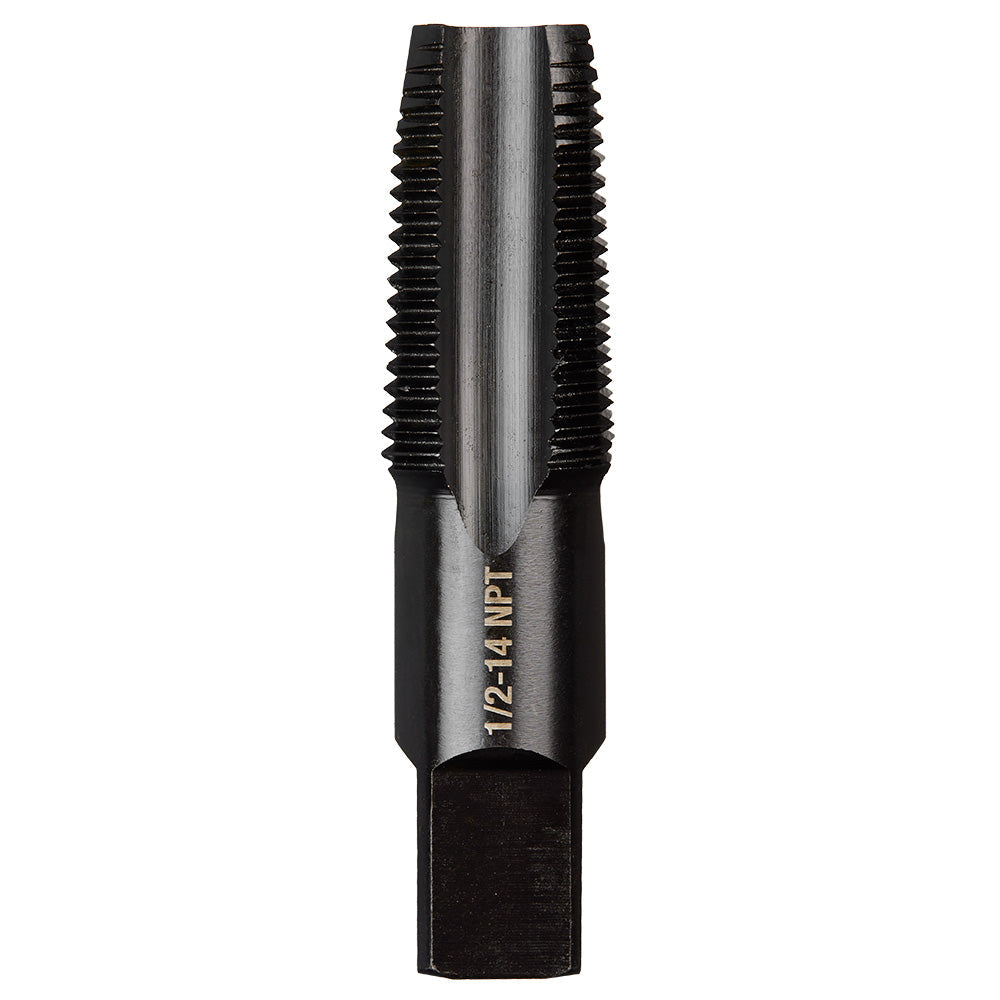 Milwaukee 1/2in-14 NPT Straight Flute Taper Tap