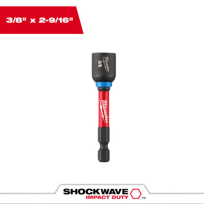 Milwaukee 49-66-4535 3/8 inch x 2-9/16 inch SHOCKWAVE Impact Duty Magnetic Nut Driver