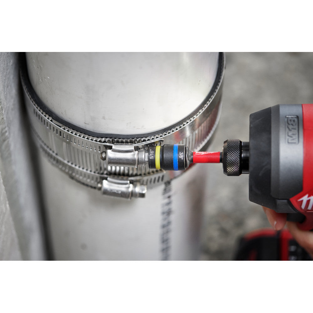 Milwaukee 49-66-4542 SHOCKWAVE Impact Duty 1/4 inch and 5/16 inch  x 2-1/4 inch QUIK-CLEAR 2-in-1 Magnetic Nut Driver