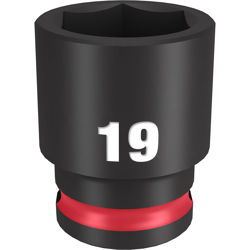Milwaukee SHOCKWAVE Impact Duty 19mm Socket with 3/8in Drive