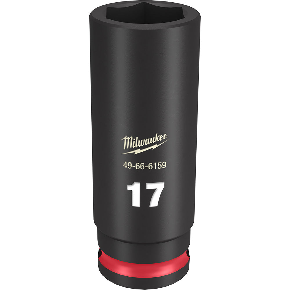 Milwaukee SHOCKWAVE Impact Duty Deep 17mm Socket with 3/8in Drive