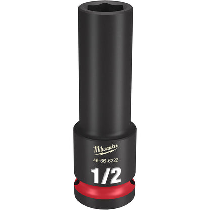 Milwaukee 49-66-6222 SHOCKWAVE Impact Duty 1/2 inch 1/2 inch Drive SAE 6pt Deep Socket