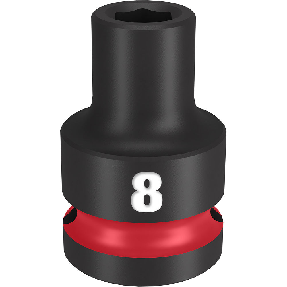 Milwaukee 8mm SHOCKWAVE Impact Duty Socket with 1/2in Drive