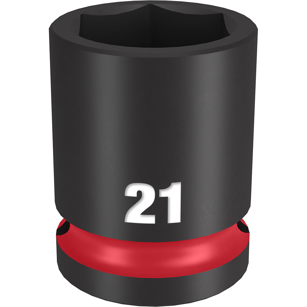 Milwaukee 21mm SHOCKWAVE Impact Duty Socket with 1/2in Drive