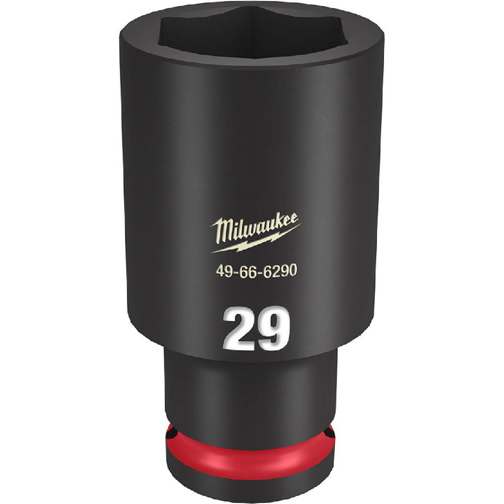 Milwaukee 49-66-6290 SHOCKWAVE Impact Duty 29mm 1/2 Inch Drive Metric 6pt Deep Socket