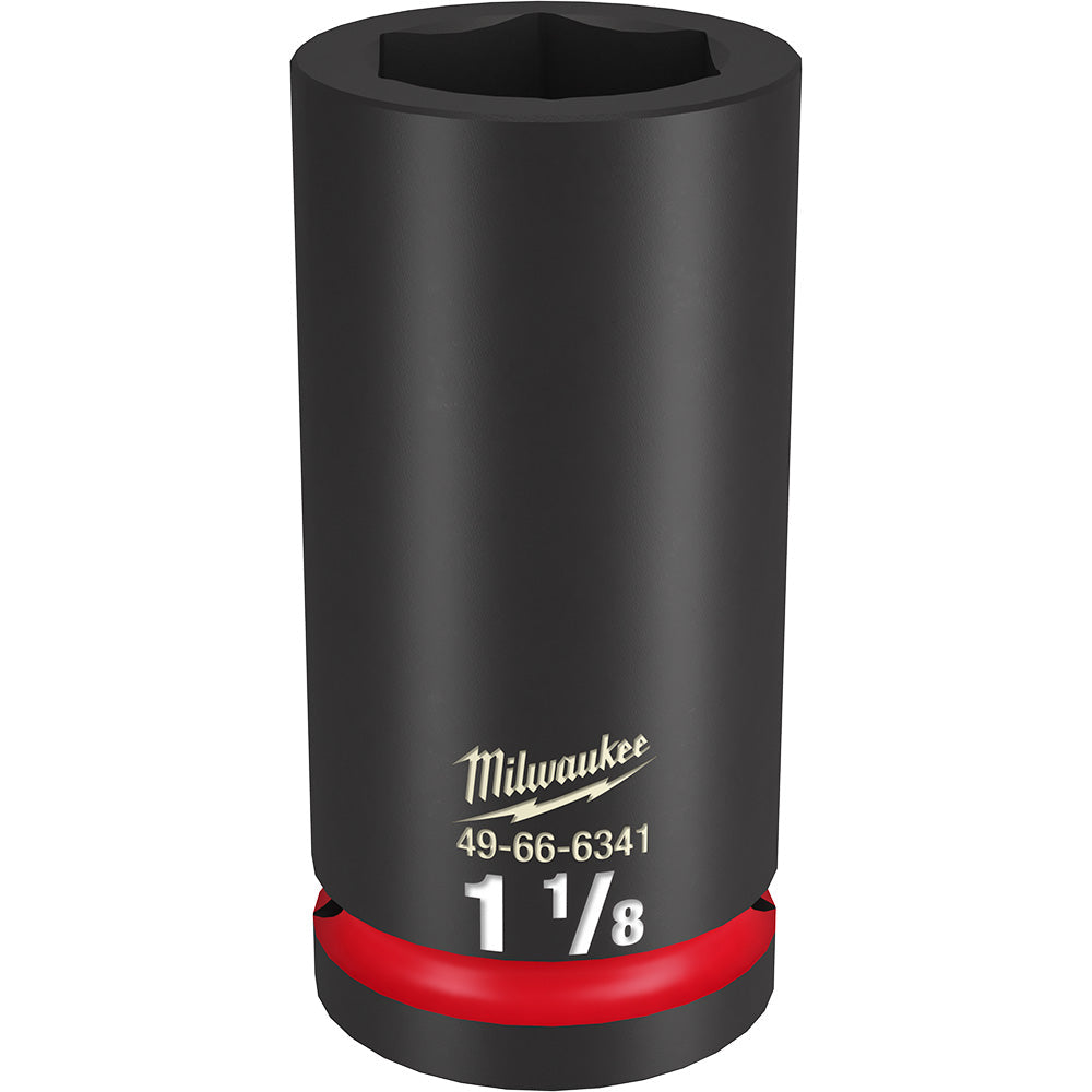 Milwaukee 1-1/8in SHOCKWAVE Impact Duty Deep Socket with 3/4in Drive