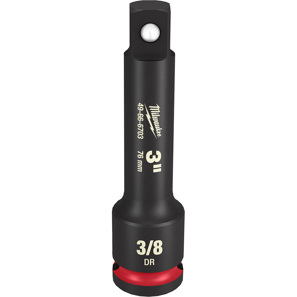 Milwaukee 3/8in Drive 3in SHOCKWAVE Impact Duty Socket Extension