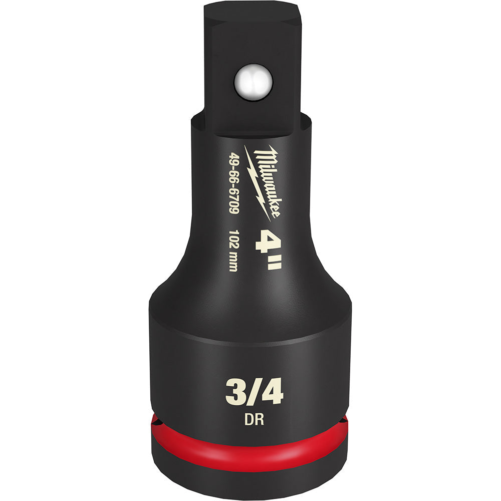 Milwaukee SHOCKWAVE 4in Impact Duty Socket Extension - 3/4in Drive