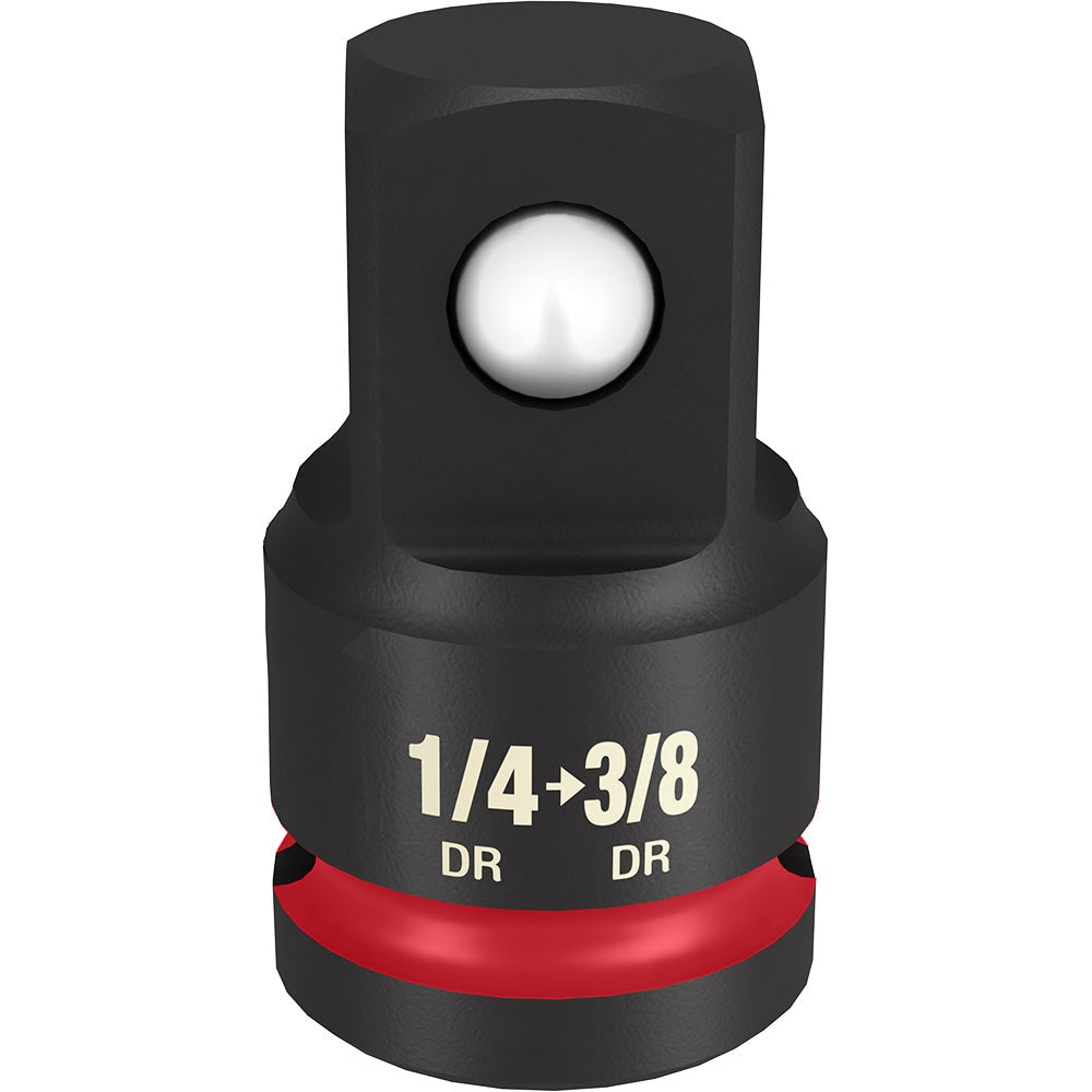 Milwaukee SHOCKWAVE 1/4in Drive to 3/8in Drive Impact Adapter