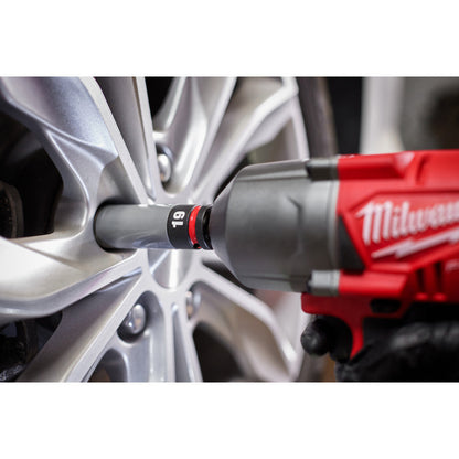 Milwaukee 49-66-7831 SHOCKWAVE Impact Duty 5pc 1/2 Inch Drive SAE & Metric Lug Nut Wheel Socket Set