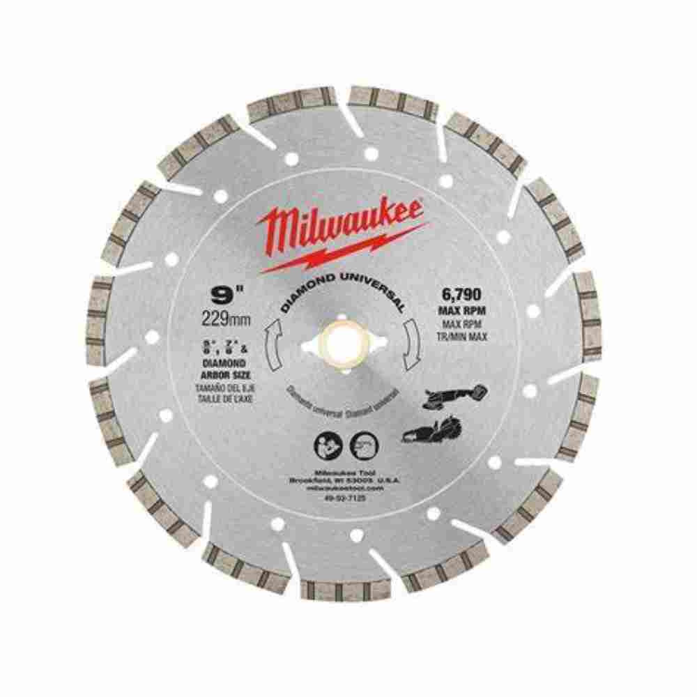 Milwaukee 49-93-7125 9 inch Diamond Universal Segmented Turbo Blade
