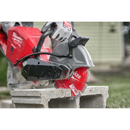 Milwaukee 49-93-9004 DIAMOND MAX General Purpose 4-1/2 inch Segmented Turbo Diamond Blade cutting cinder block