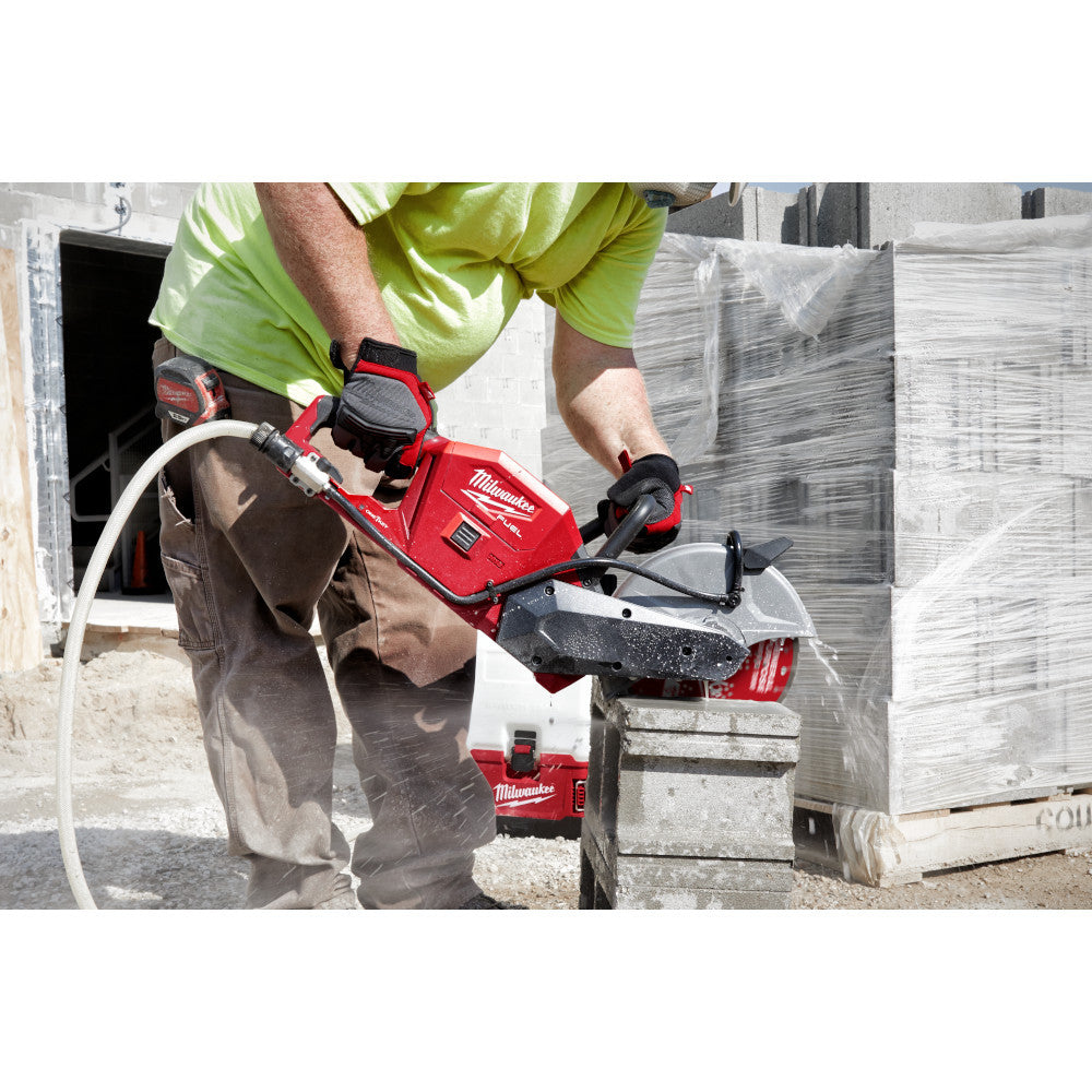 Milwaukee 49-93-9004 DIAMOND MAX General Purpose 4-1/2 inch Segmented Turbo Diamond Blade cutting concrete block