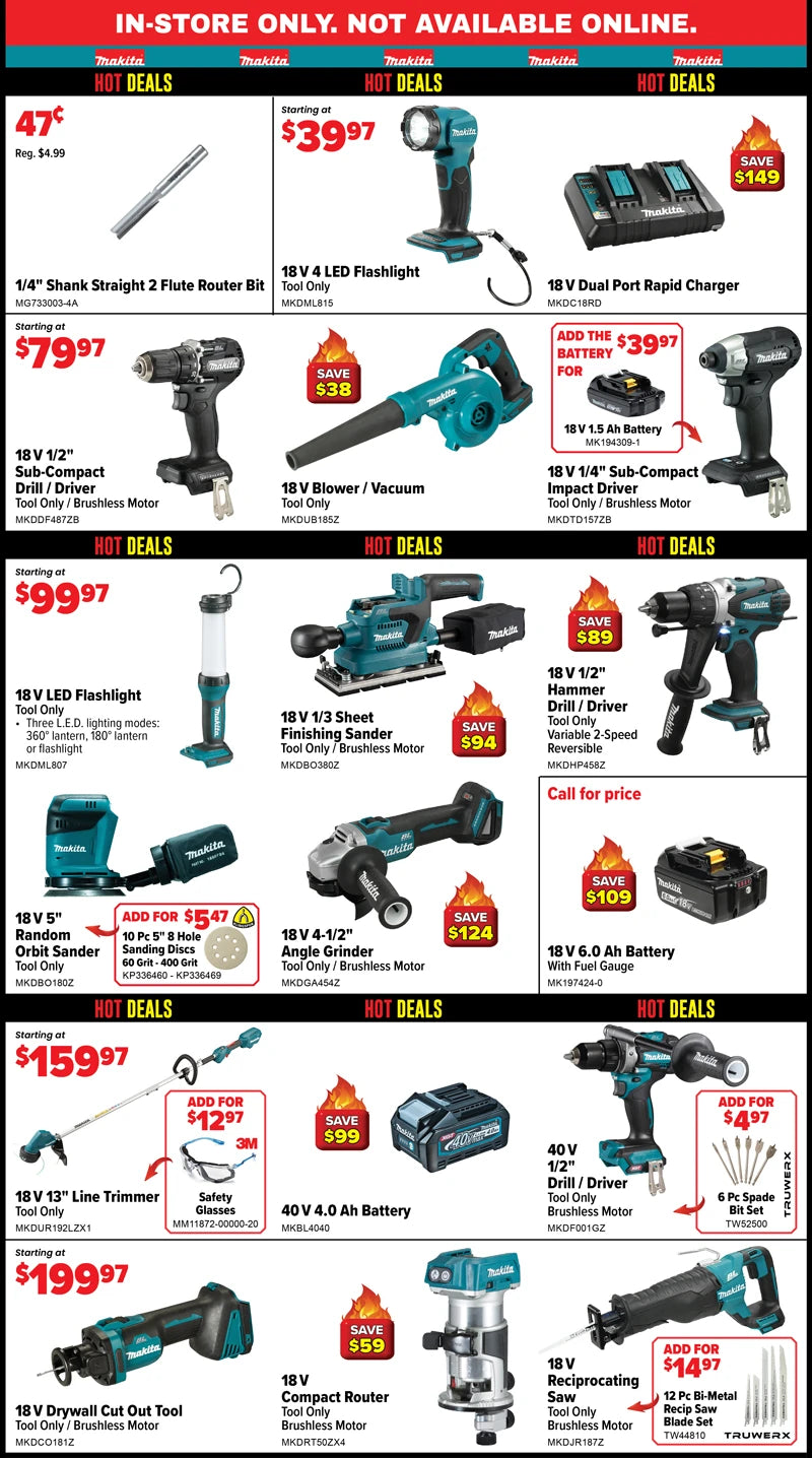 Summit Tools early Black Friday sale, October 22–24, 2026 — makita tools