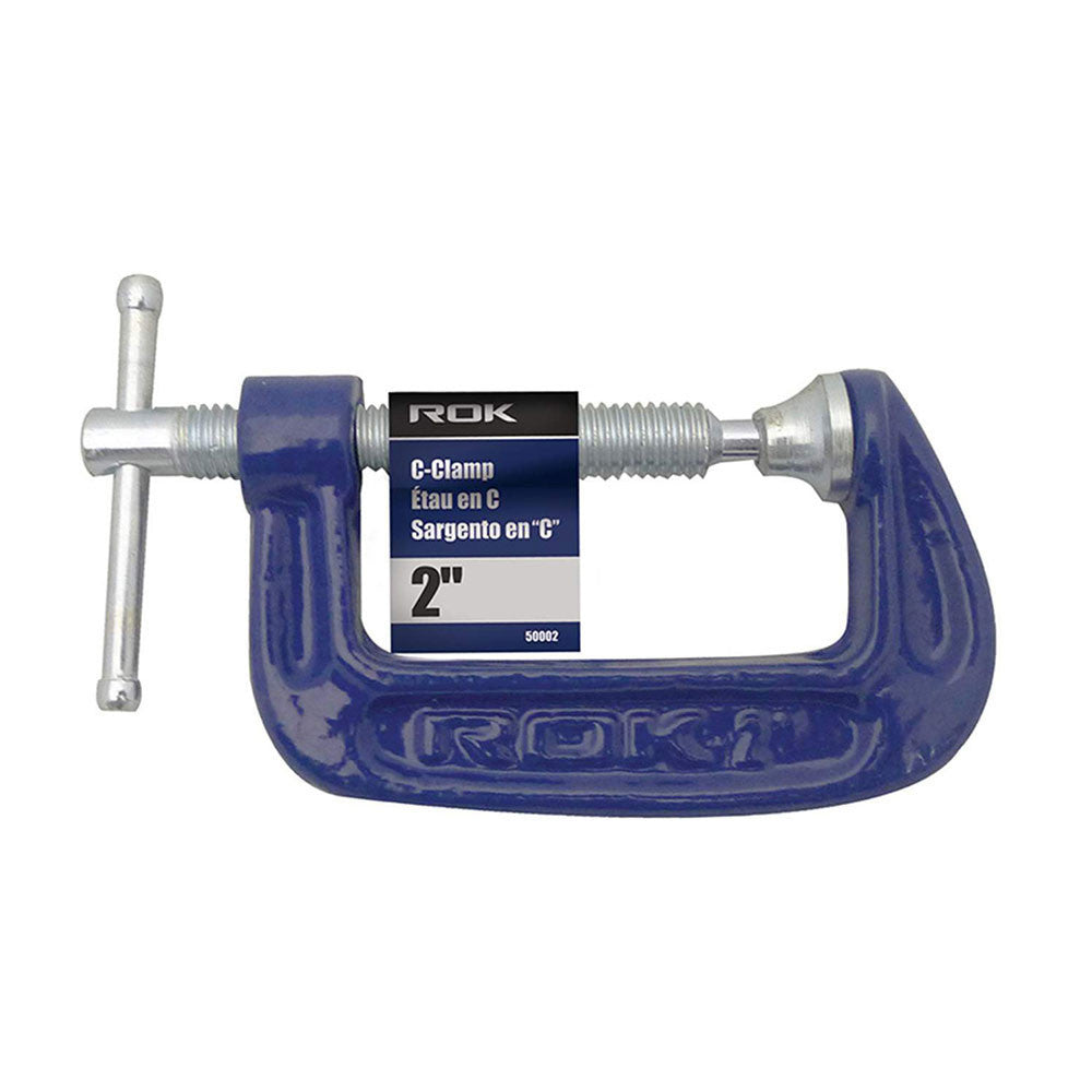 ROK 50002 2 inch x 1-1/4 inch C-Clamp