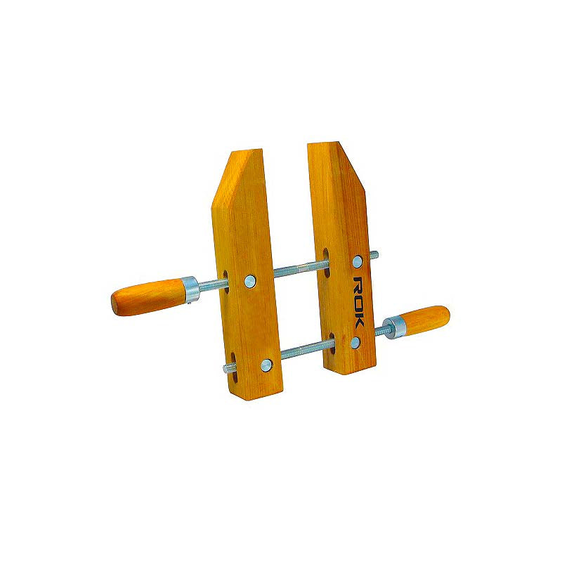 ROK 10in Wooden Handscrew Clamp