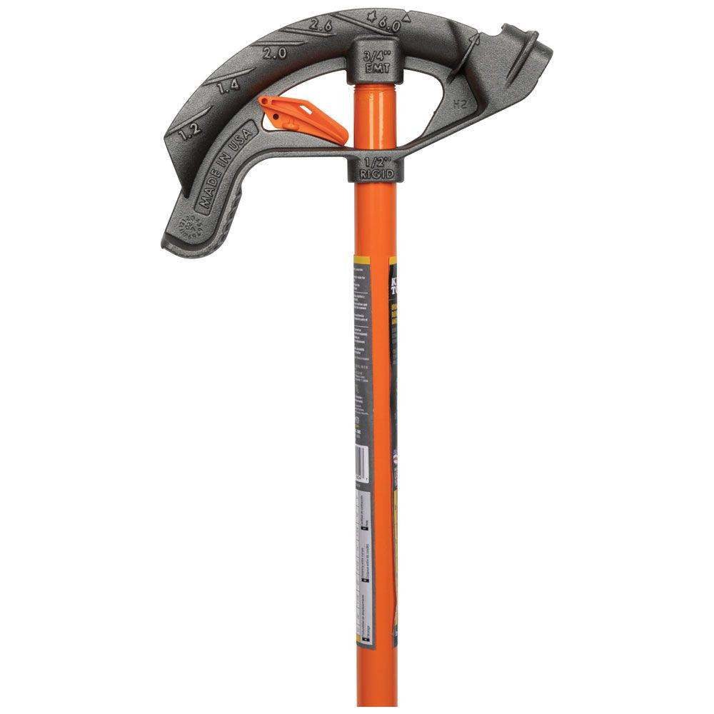 Klein Tools 51603 Iron Conduit Bender Full Assembly - 1/2" EMT with Angle Setter