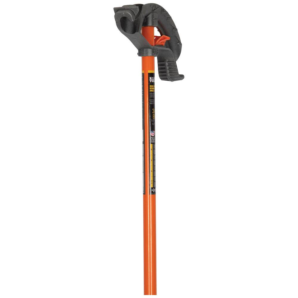 Klein Tools 51603 Iron Conduit Bender Full Assembly - 1/2 inch EMT with Angle Setter