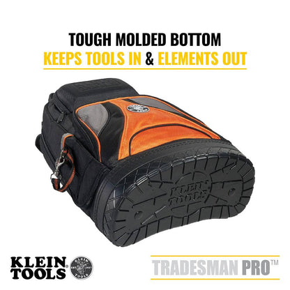 Klein Tools 55421BP-14 Tradesman Pro 14 Inch 39-Pocket Backpack Tool Bag