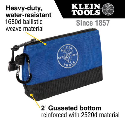Klein Tools 55559 14 Inch & 7 Inch Stand-Up Zipper Tool Bags - 2pk