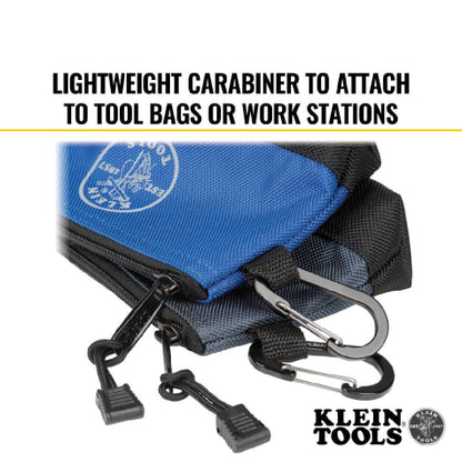 Klein Tools 55559 14 Inch & 7 Inch Stand-Up Zipper Tool Bags - 2pk