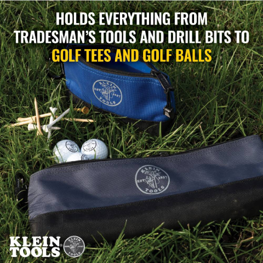 Klein Tools 55559 14 Inch & 7 Inch Stand-Up Zipper Tool Bags - 2pk
