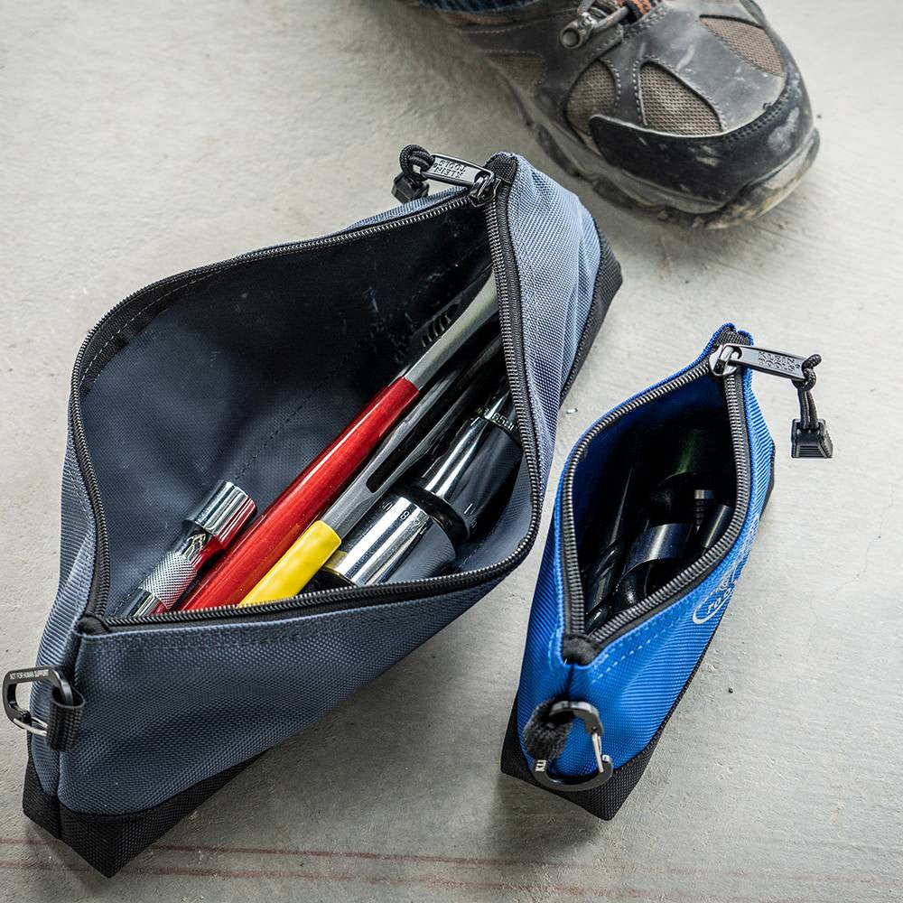 Klein Tools 55559 14 Inch & 7 Inch Stand-Up Zipper Tool Bags - 2pk