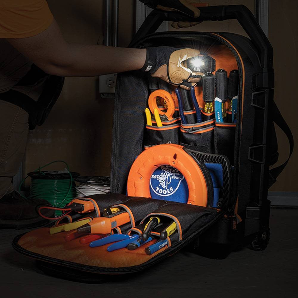 Klein Tools 55604 Tradesman Pro 17 Inch Rolling Tool Backpack