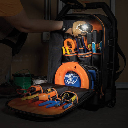 Klein Tools 55604 Tradesman Pro 17 Inch Rolling Tool Backpack