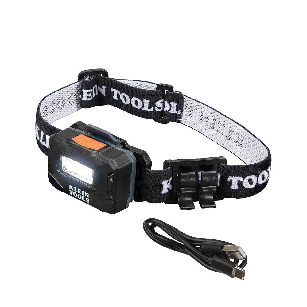 Klein Tools 56049 Rechargeable Light Array 260 Lumen LED Headlamp with Adjustable Strap