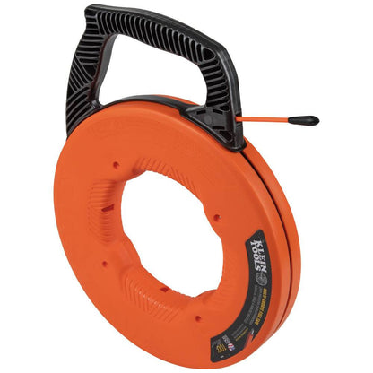 Klein Tools 56383 100 foot Multi-Groove Fibreglass Fish Tape with Nylon Tip