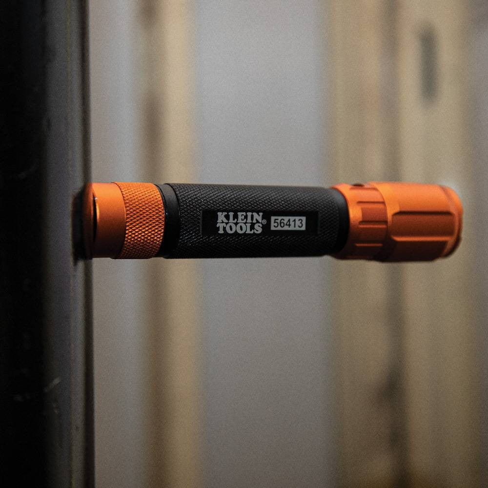 Klein Tools 56413 Rechargeable 2-Color LED 1000 Lumen Flashlight with Holster
