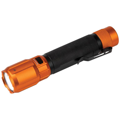 Klein Tools 56413 Rechargeable 2-Color LED 1000 Lumen Flashlight with Holster