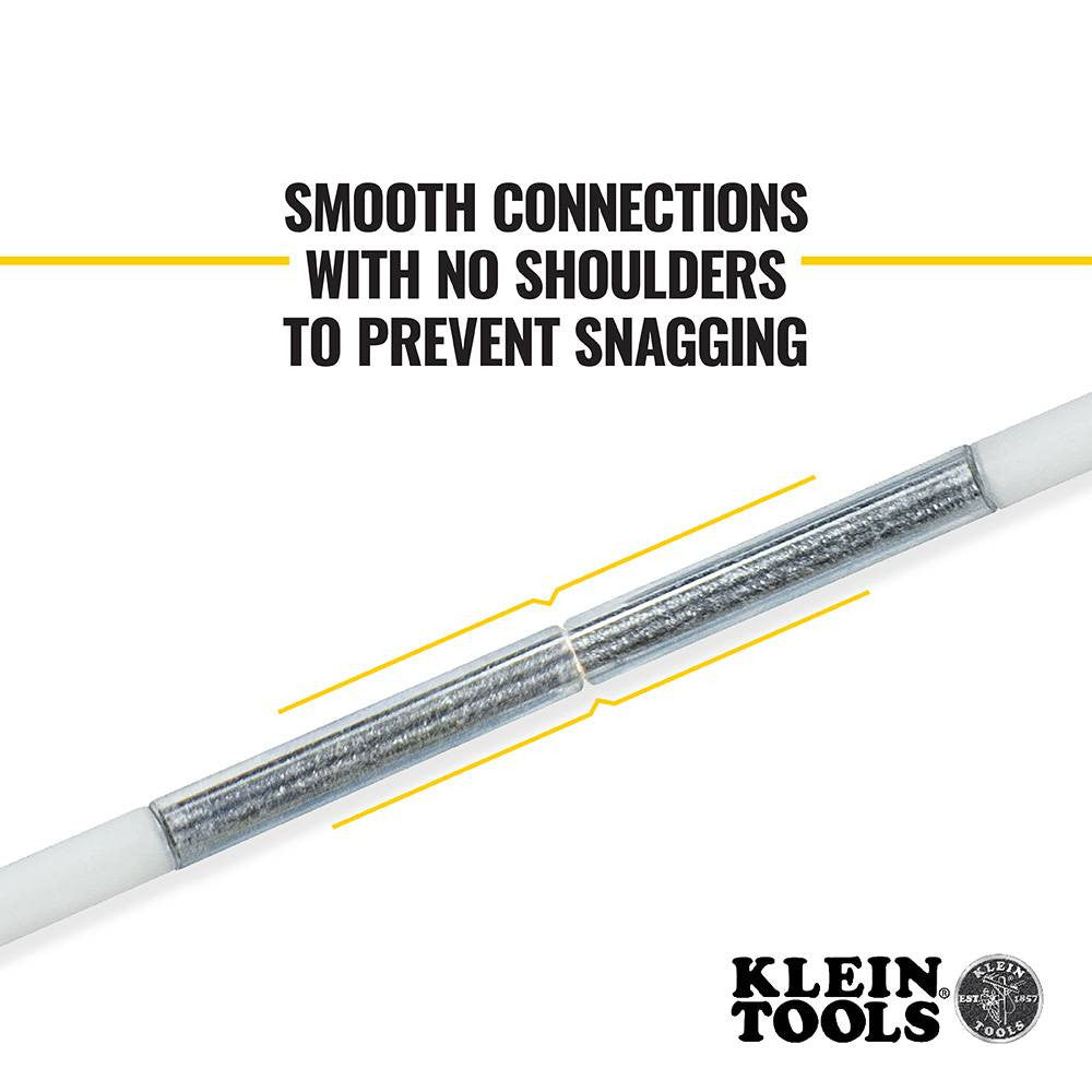 Klein Tools 56430 Splinter Guard 30' Mid-Flex Glow Rod Set