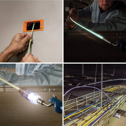 Klein Tools 56430 Splinter Guard 30' Mid-Flex Glow Rod Set