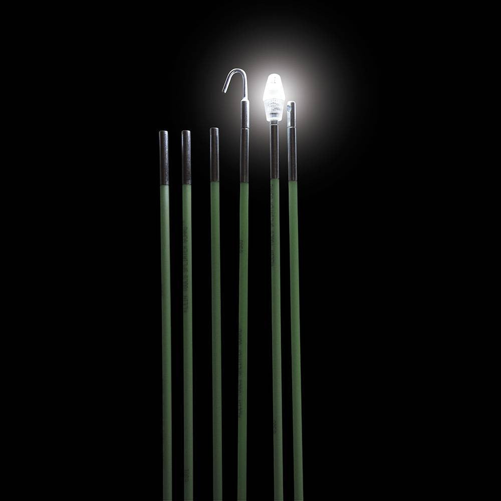 Klein Tools 56430 Splinter Guard 30' Mid-Flex Glow Rod Set