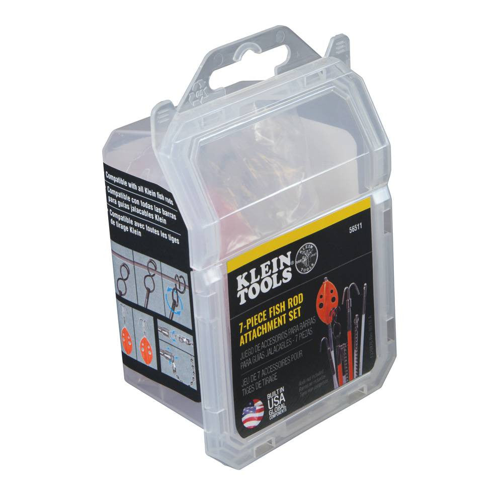 Klein Tools 56511 7pc Fish Rod Attachment Set