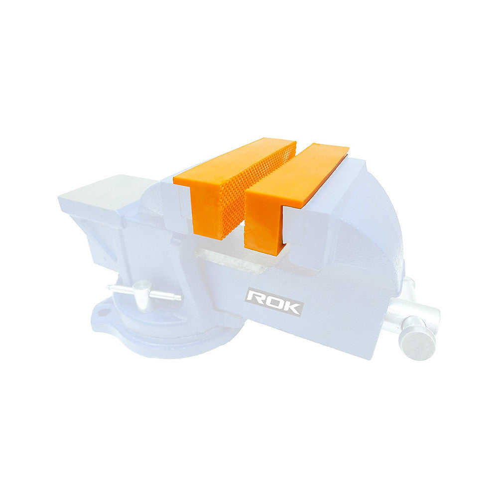 ROK 2pc 6in Magnetic Vise Jaw Pad Set