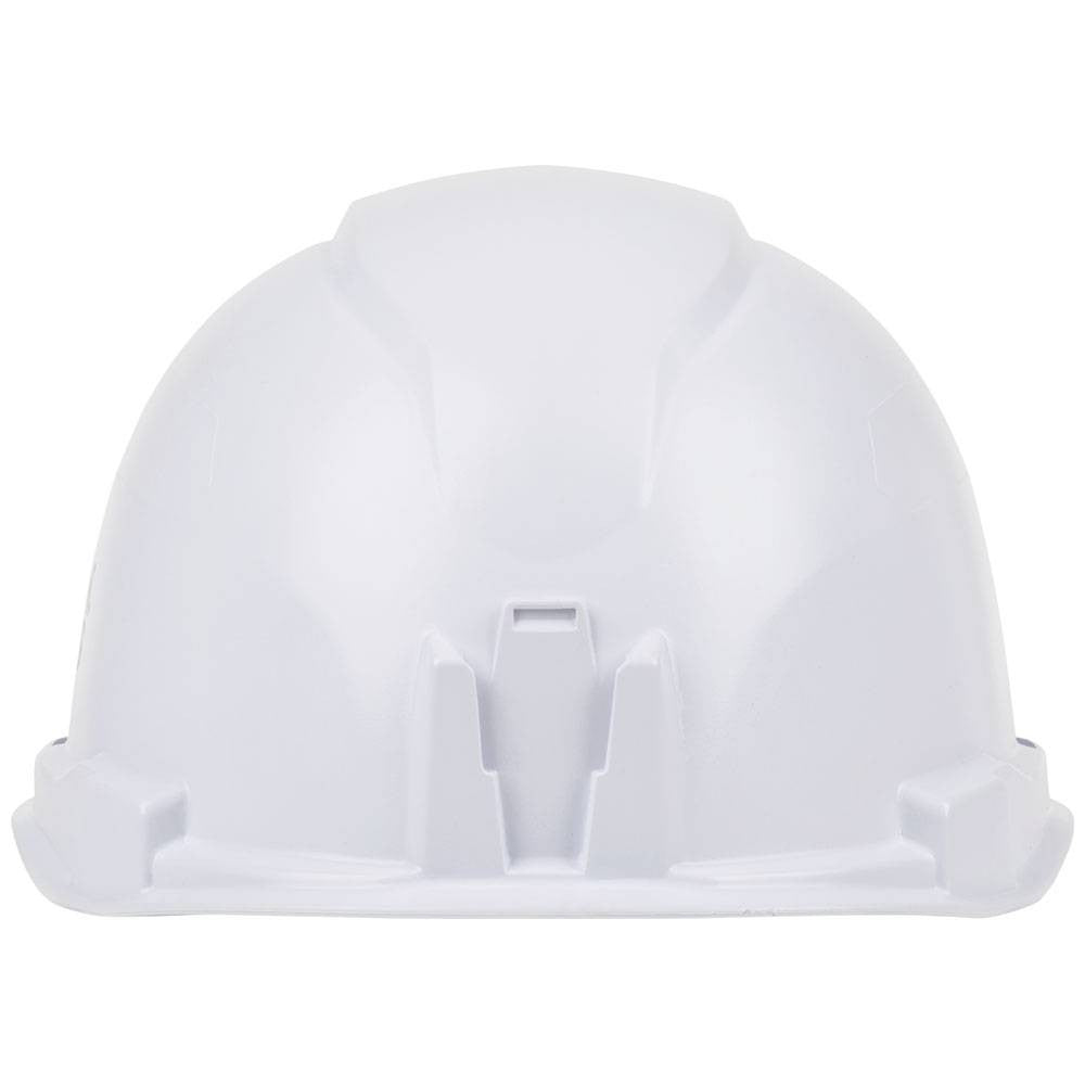 Klein Tools 60107RL White Non-Vented Cap Style Hard Hat with Rechargeable Headlamp
