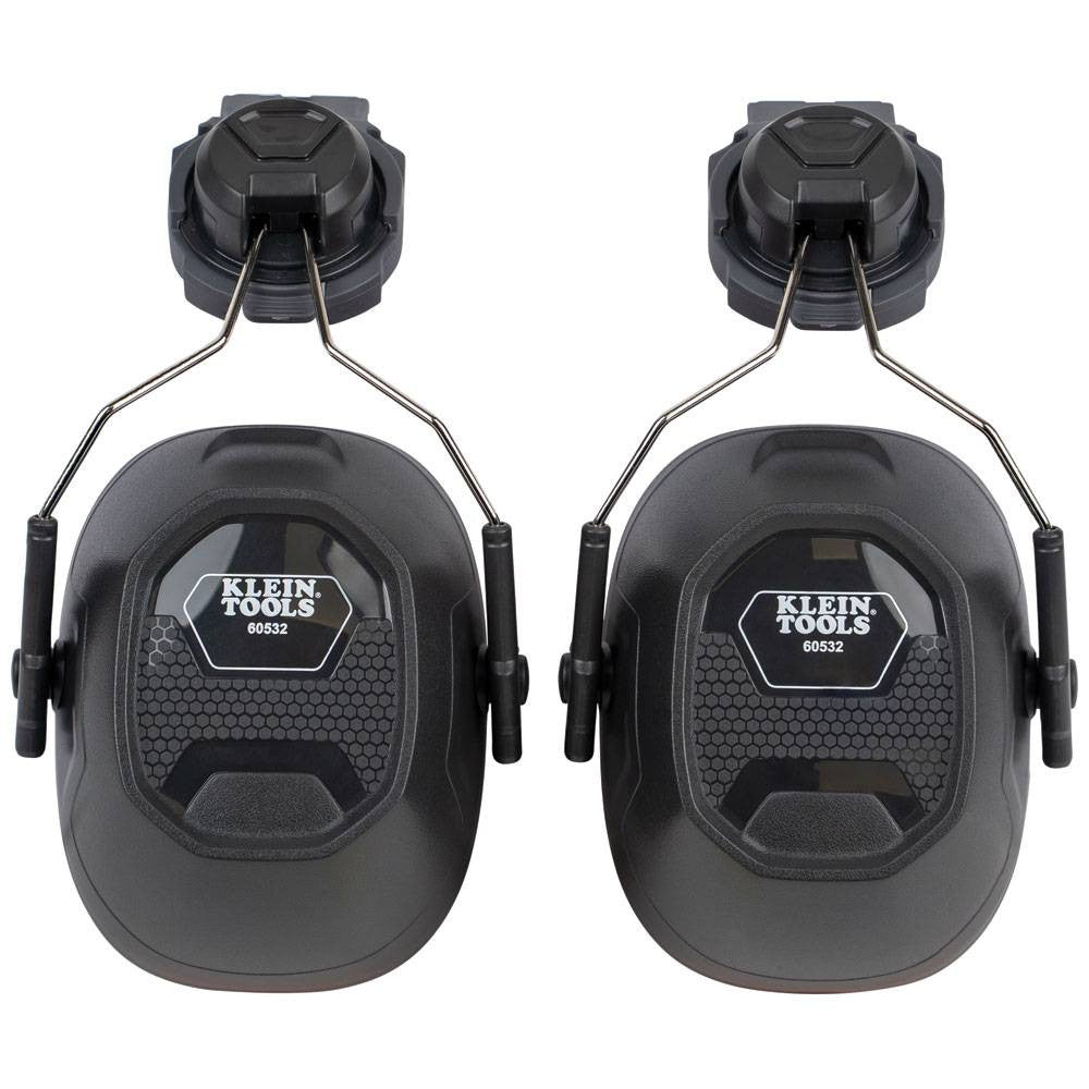 Klein Tools 60532 Earmuffs for Cap Style Hard Hats and Safety Helmets