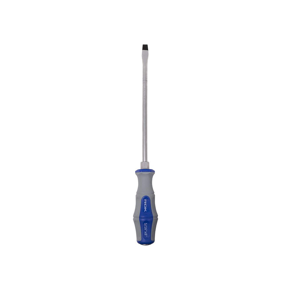 ROK 64194 5/16 Inch x 8 Inch Go-Thru Slotted Screwdriver
