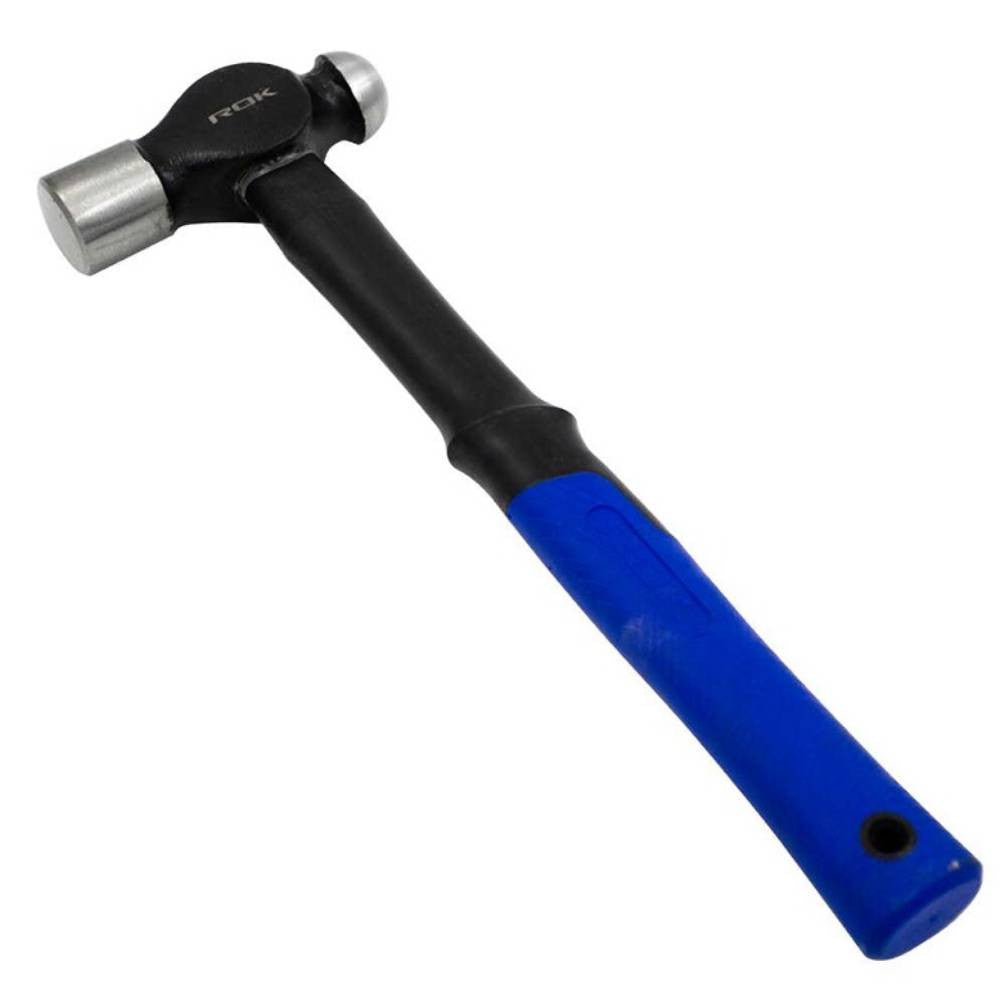 ROK 65538 32oz Ball Pein Hammer with Fiberglass Handle