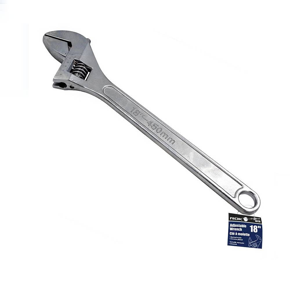 ROK 66170 18 Inch Adjustable Wrench