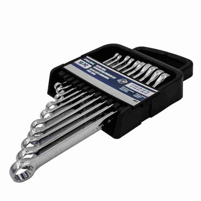 ROK 10pc SAE Cr-V Extra Long Combination Wrench Set