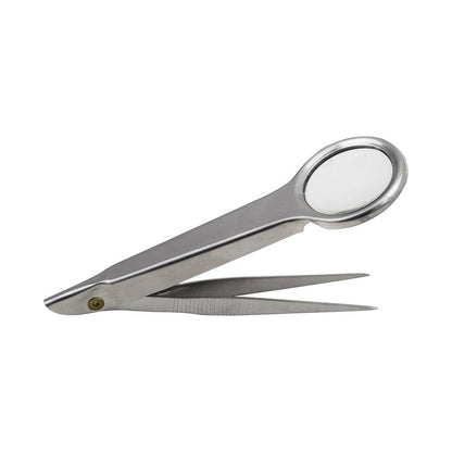 ROK 3.5in Tweezers with Magnifier